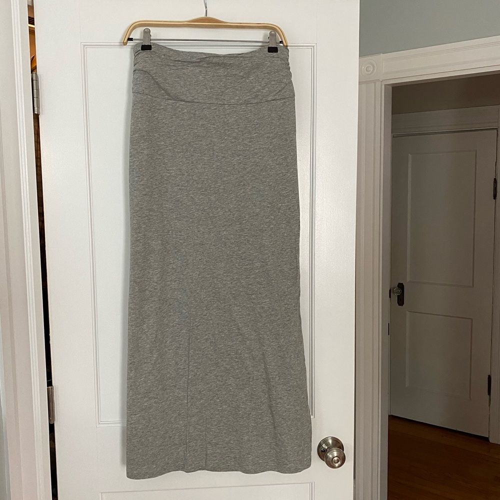 Grey stretch jersey The North Face Ava maxi skirt